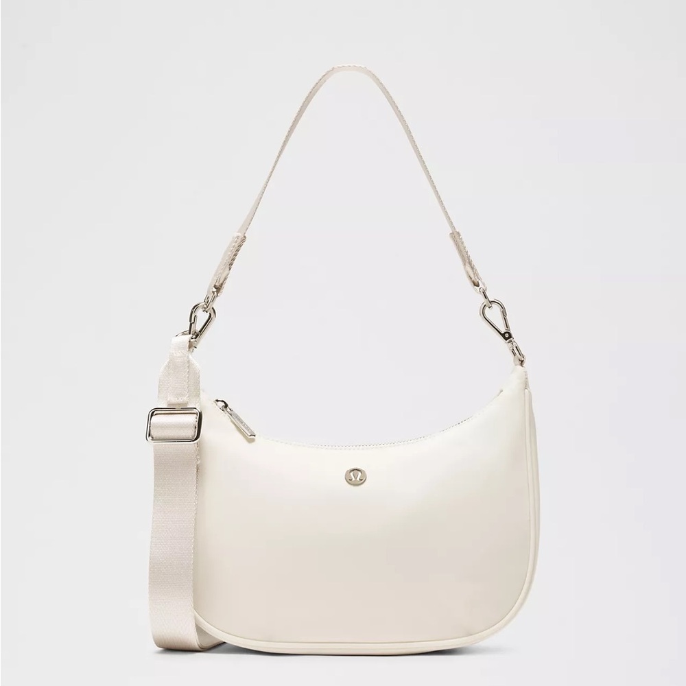 lululemon athletica Cream Crossbody Shoulder Bag